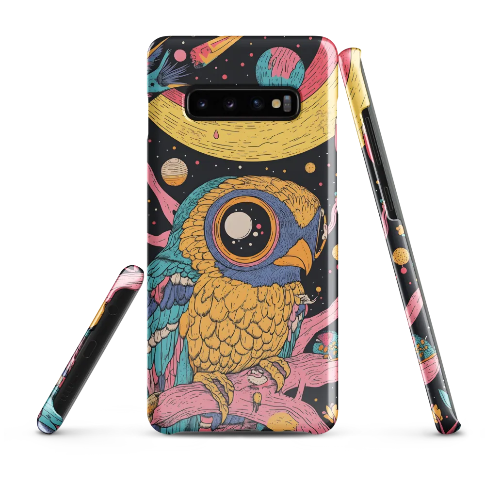 Whimsical Cosmic Owl | Phone Case |  S10 Plus | Snap Case | Glossy