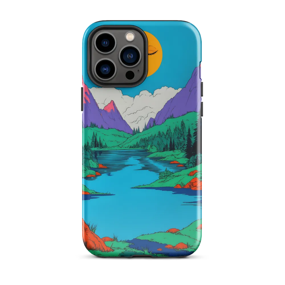Whimsical Serenity in Vibrant Colors