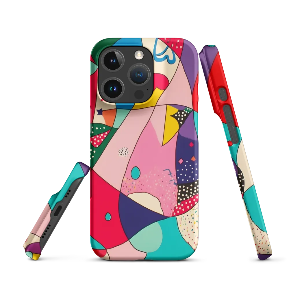 Playful Geometry in Color | Phone Case |  16 Pro | Snap Case | Matte