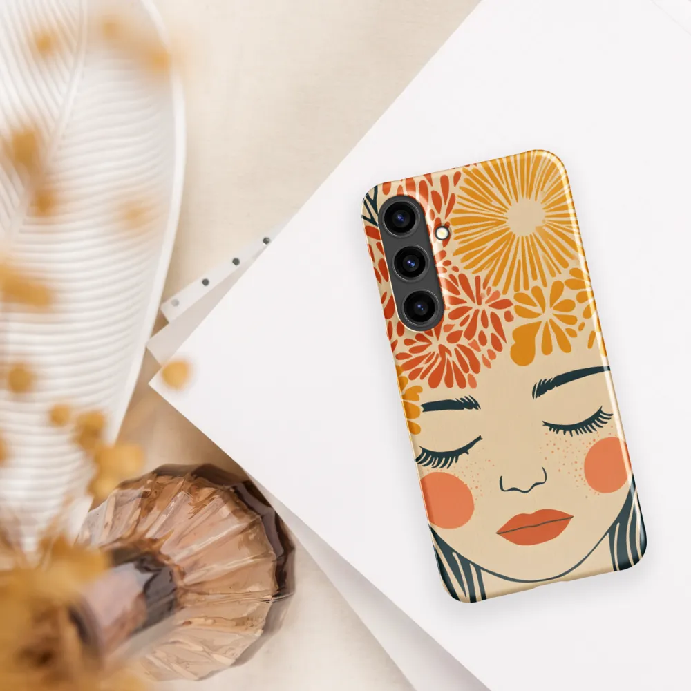 Serenity in Bloom | Phone Case |  S24 Plus | Snap Case | Glossy