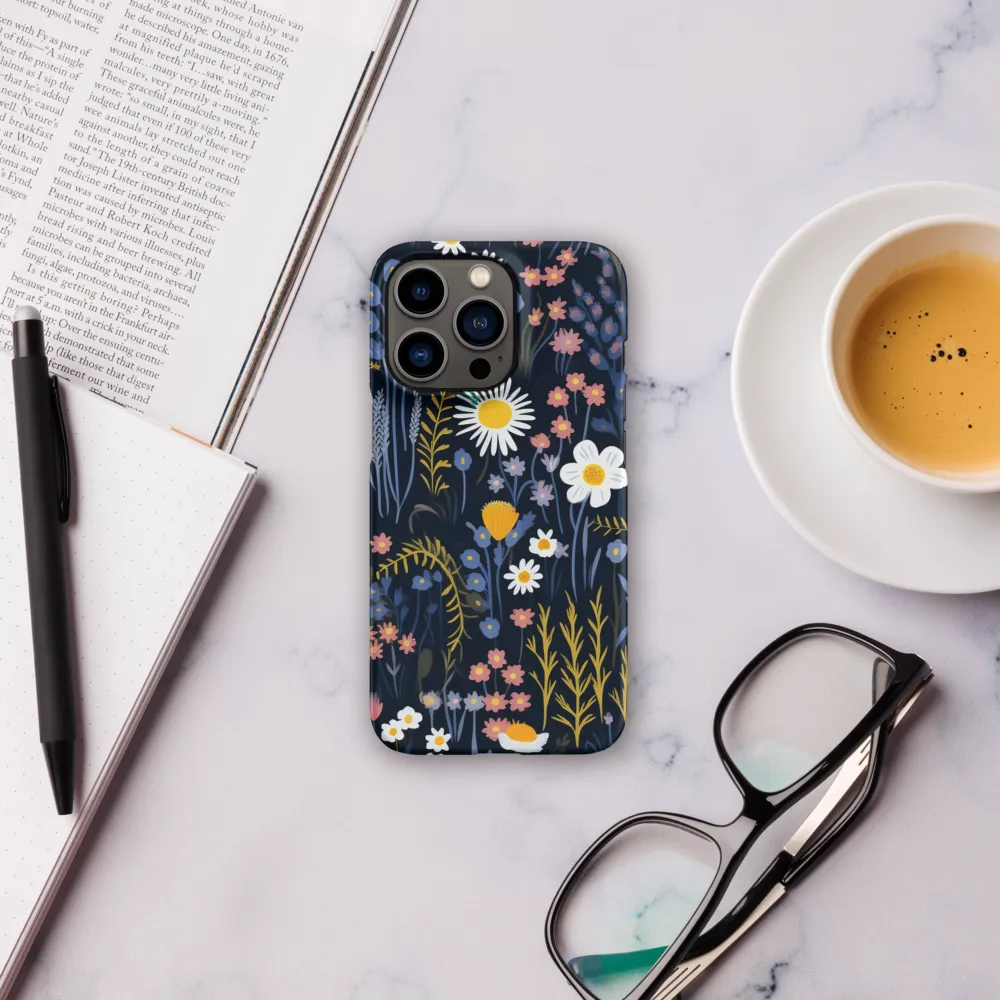 Botanical Harmony: A Floral Symphony | Phone Case |  13 Pro | Snap Case | Matte