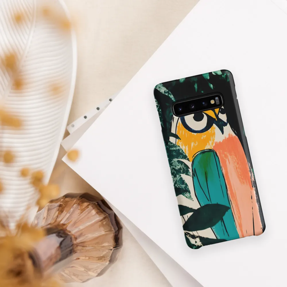 Camouflaged Majesty: The Abstract Owl