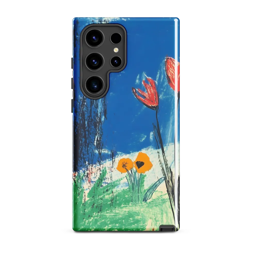 Joyful Blossoms in Blue