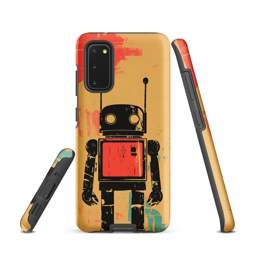 The Retro Robot | Phone Case |  S20 | Tough Case | Matte