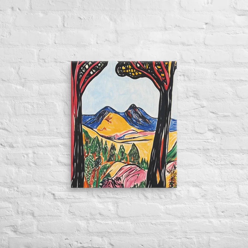 Vibrant Nature's Embrace | Canvas | 20″×24″