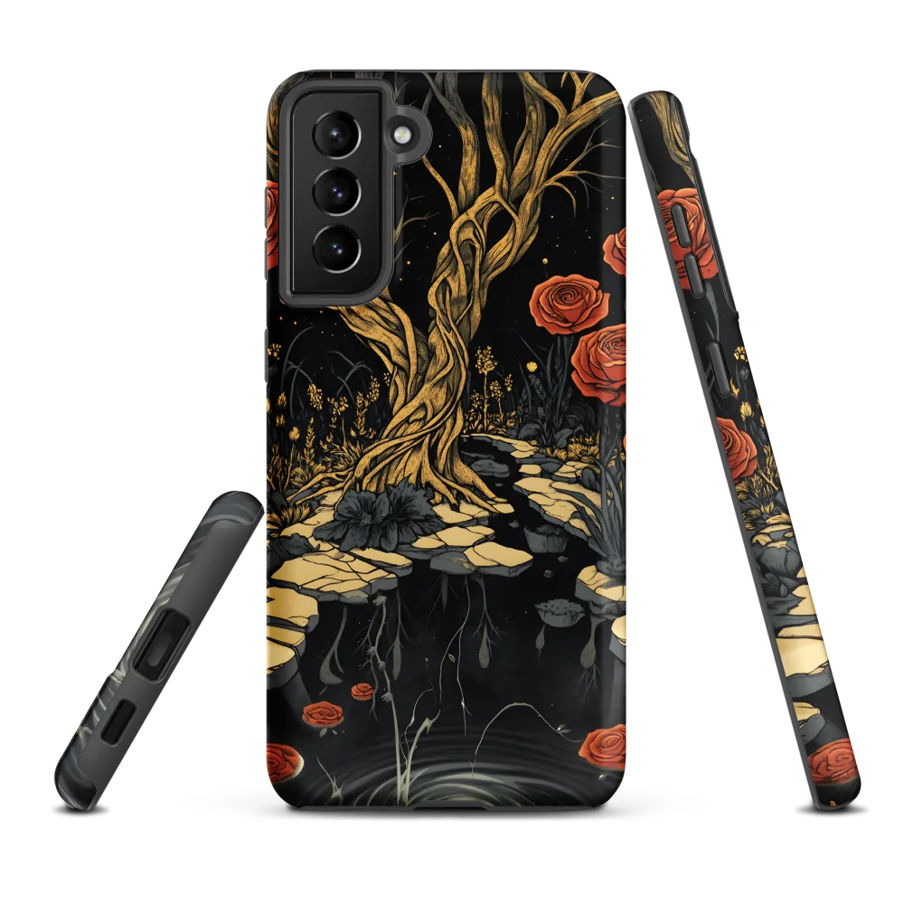 Golden Boughs and Scarlet Roses