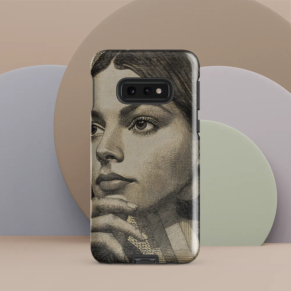 Contemplative Reflection | Phone Case |  S10e | Tough Case | Glossy