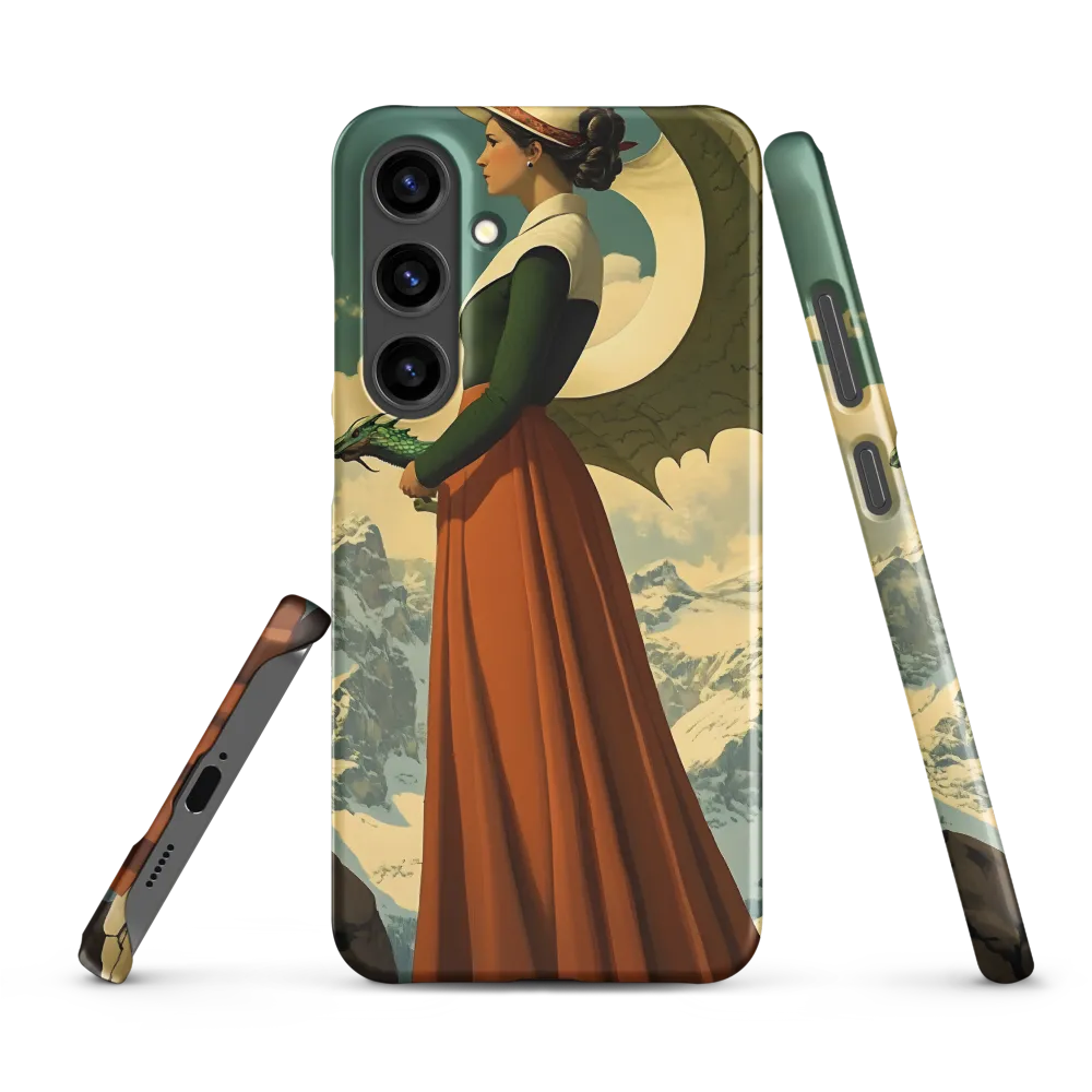 Mystic Harmony: The Dragon Keeper | Phone Case |  S24 Plus | Snap Case | Matte