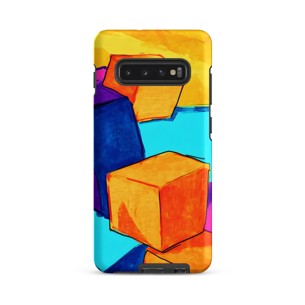 Playful Cubes in Vibrant Harmony