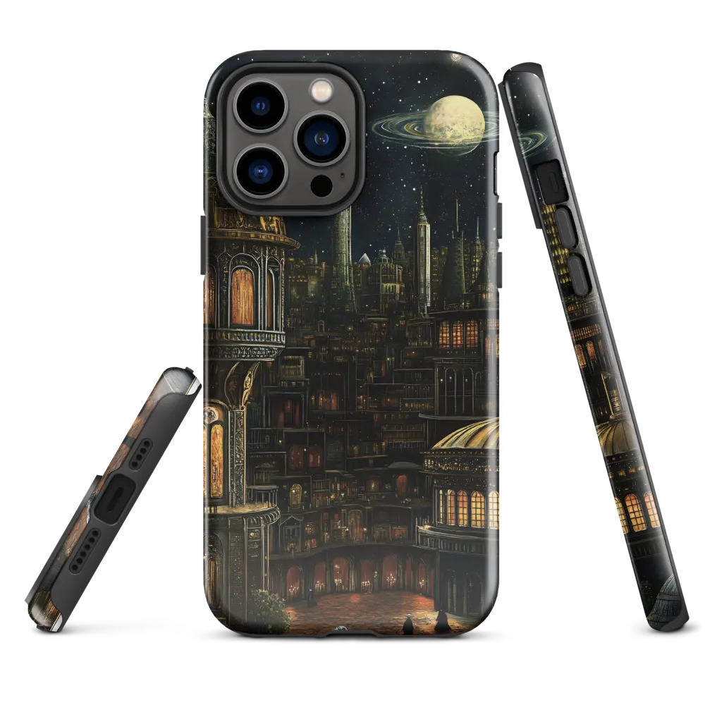 Celestial Enigma: A Surreal Cityscape