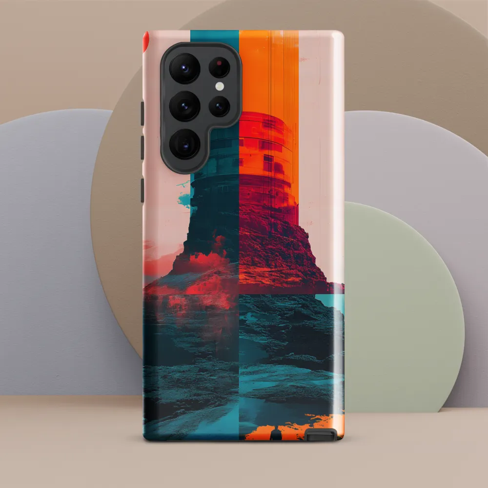 Ethereal Fortress at Sunset