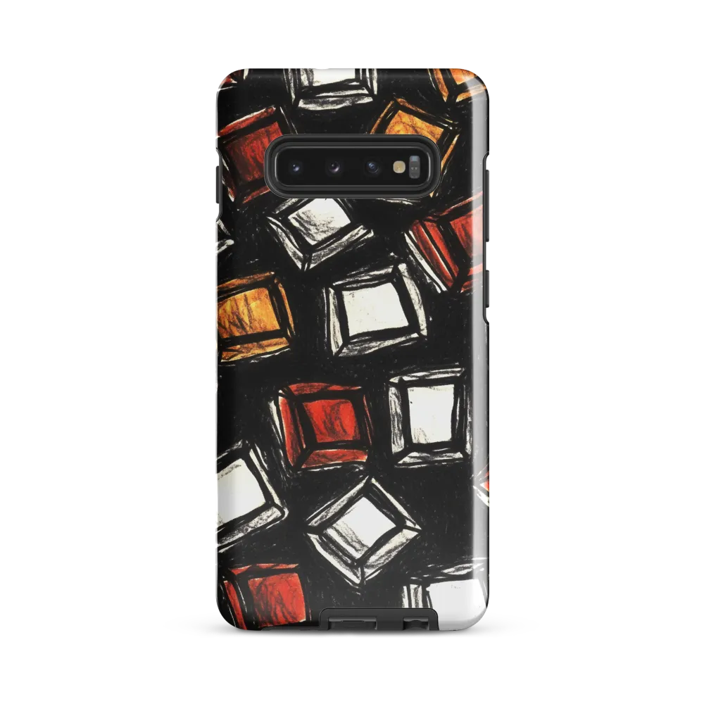 Reflections in Geometric Form | Phone Case |  S10 Plus | Tough Case | Glossy