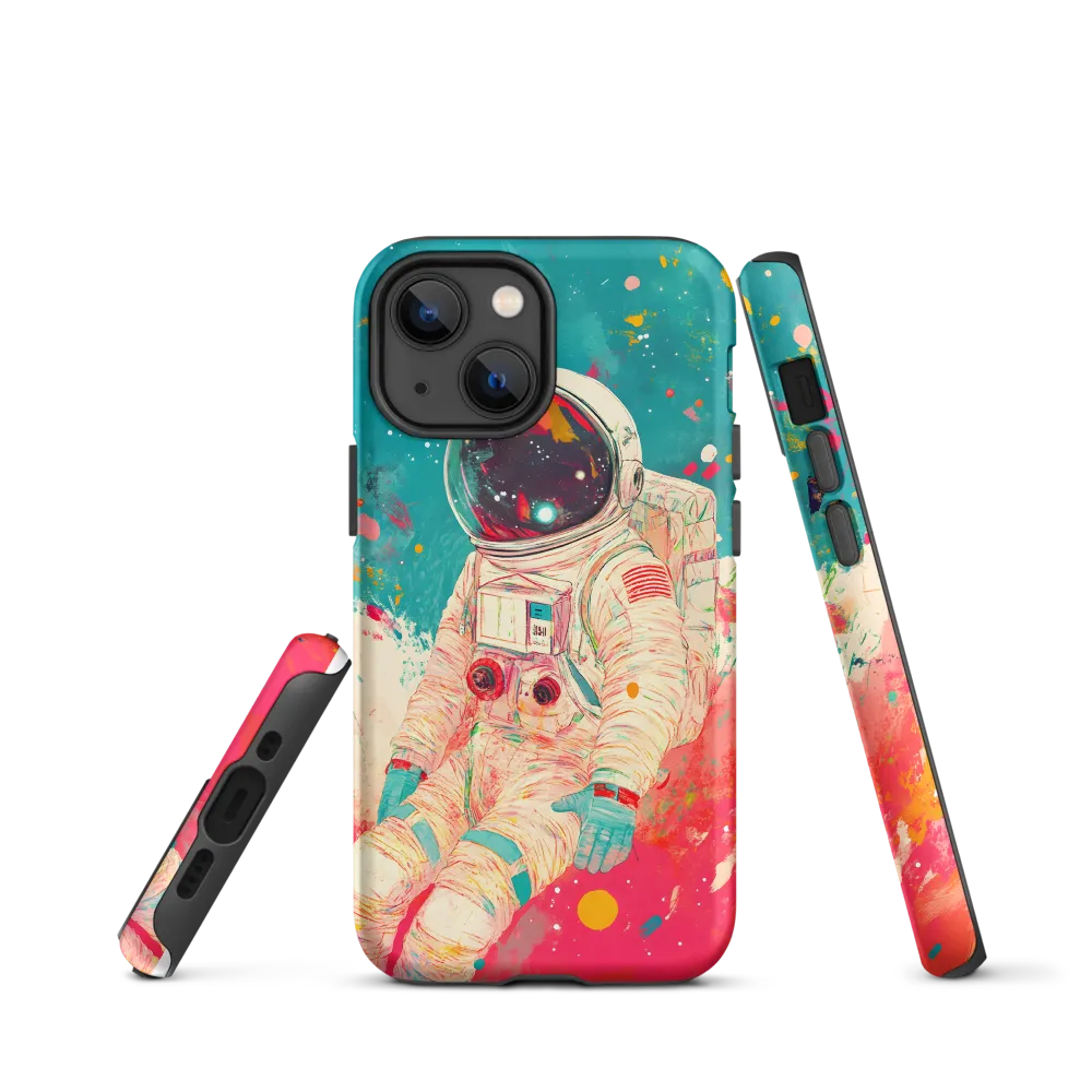 Cosmic Explorer: An Astronaut's Journey | Phone Case |  13 mini | Tough Case | Matte