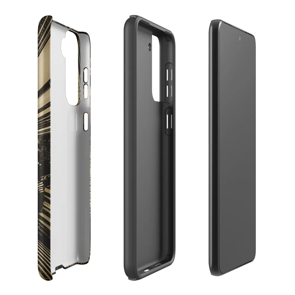 Urban Symphony: Aerial Perspective of City Life | Phone Case |  S21 Plus | Tough Case | Matte