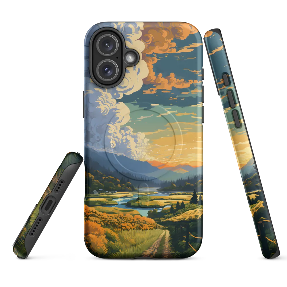 Tranquil Valley at Dusk