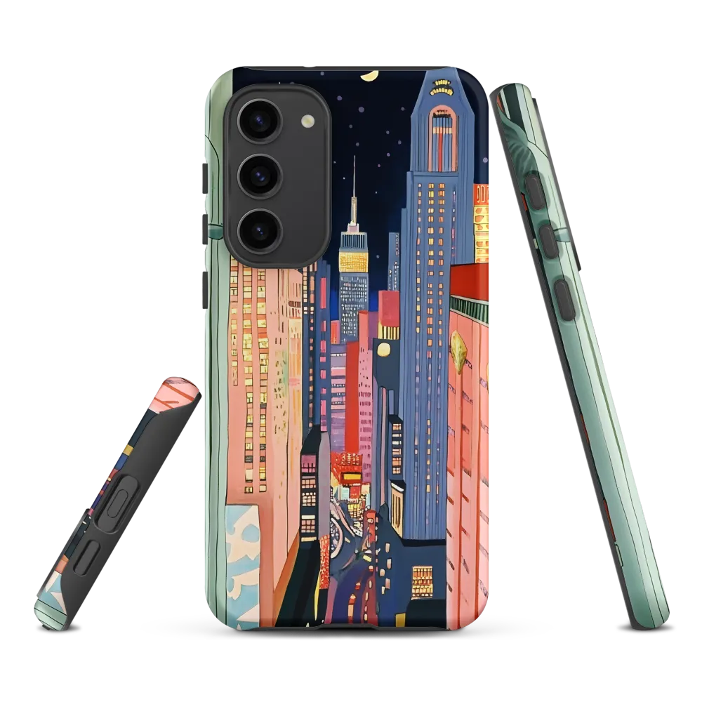Urban Dreamscape: A Pop Art Night | Phone Case |  S23 Plus | Tough Case | Matte