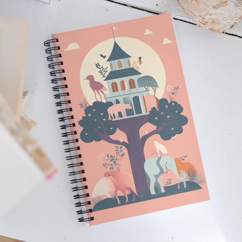 Whimsy Among the Trees | Spiral Notebook