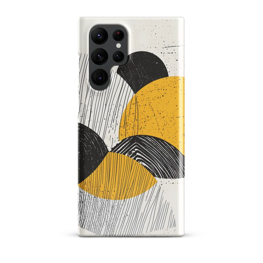 Dynamic Harmony in Black and Yellow