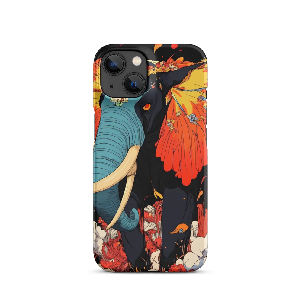 Majesty of the Floral Elephant | Phone Case |  14 | Snap Case | Matte