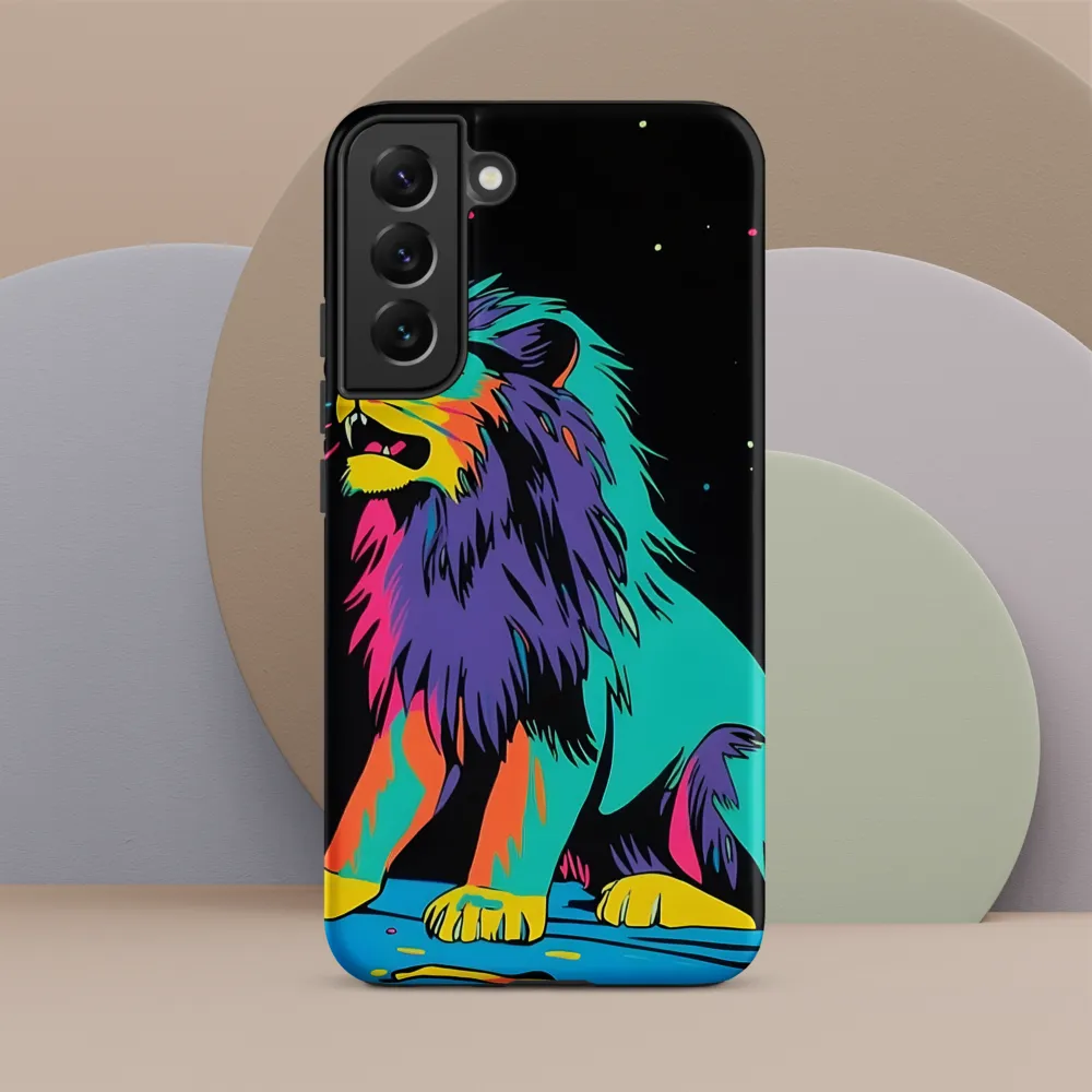 Roaring Colors: The Neon Lion