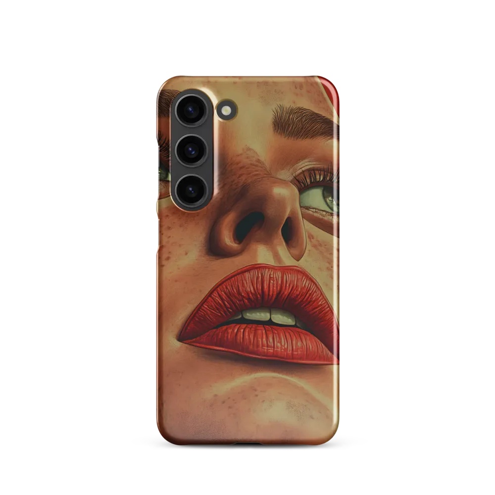 Red Intensity: A Portrait of Elegance