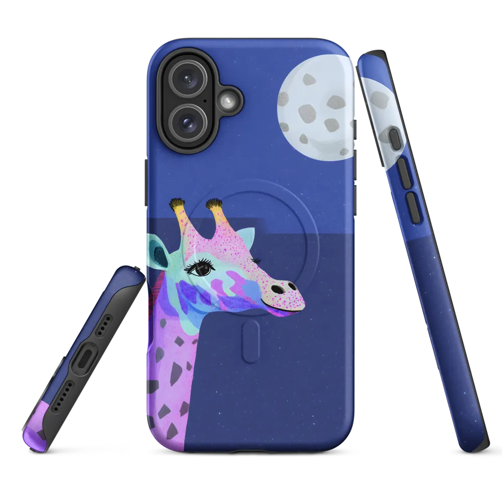 Whimsical Giraffe Under the Stars