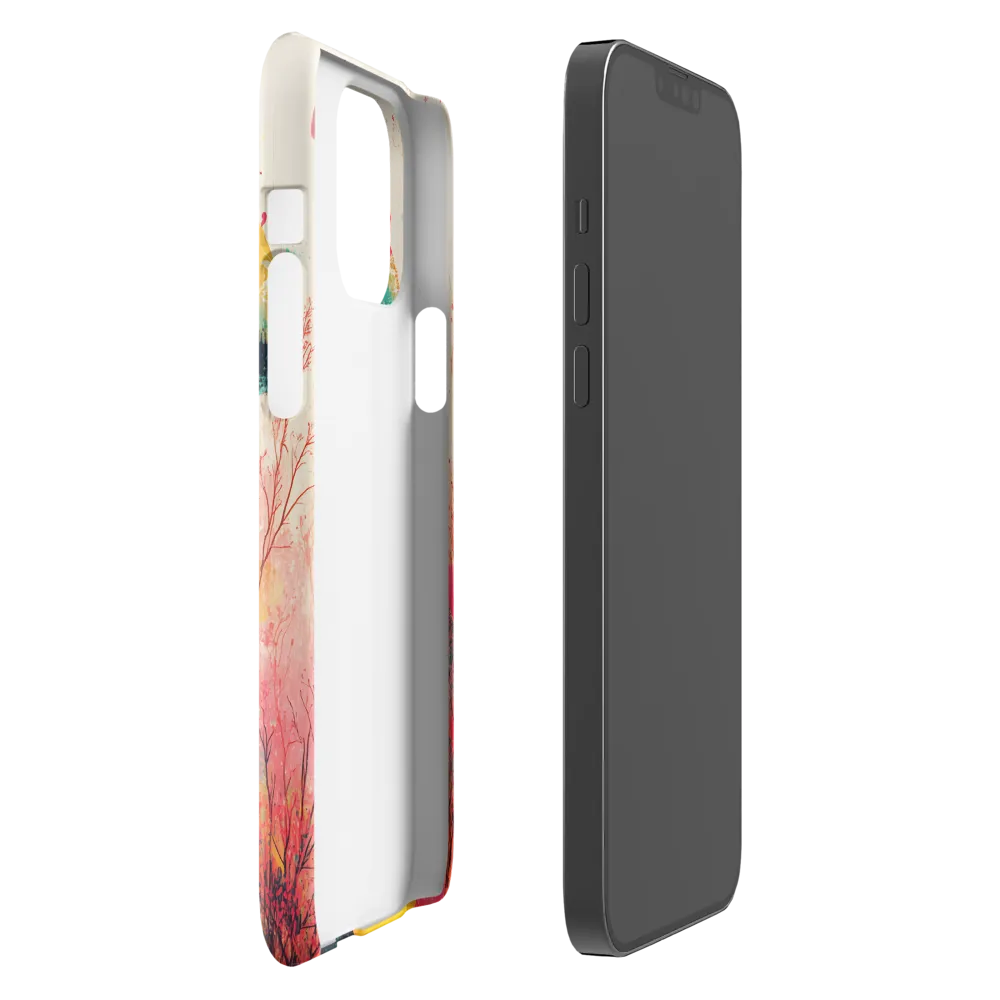 Whimsical Mushroom Forest | Phone Case |  13 Pro Max | Snap Case | Glossy
