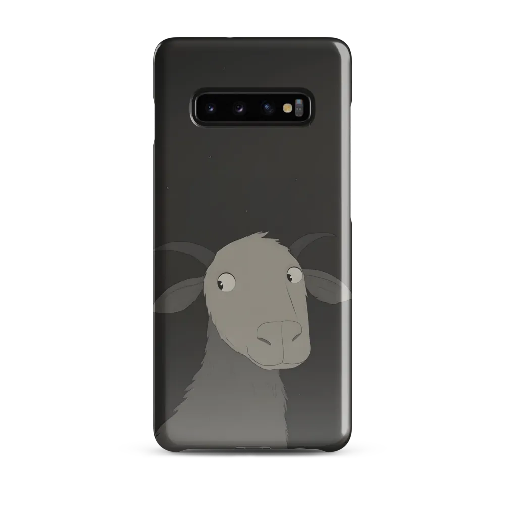 Whimsical Goat in Darkness | Phone Case |  S10 Plus | Snap Case | Glossy