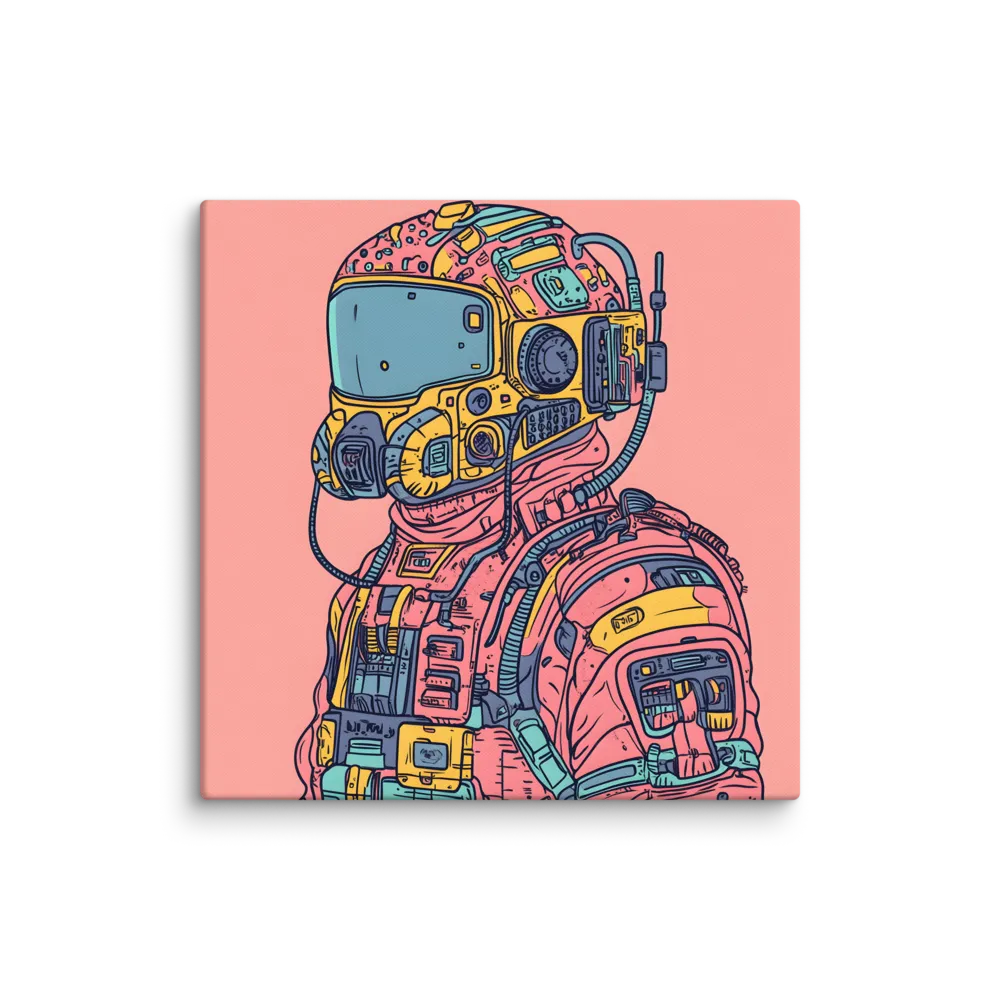 Exploration Beyond: A Digital Astronaut | Canvas | 28″×28″