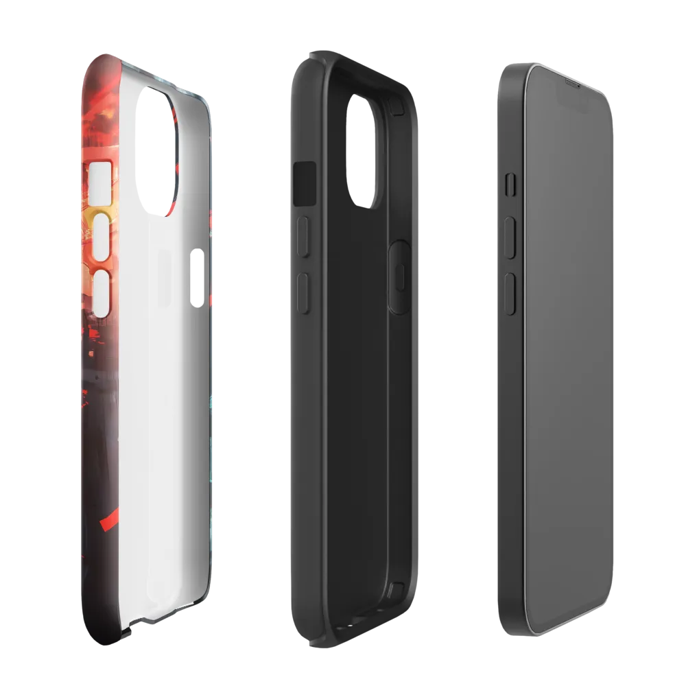 Fragmented Mind: The Silent Struggle | Phone Case |  13 | Tough Case | Glossy