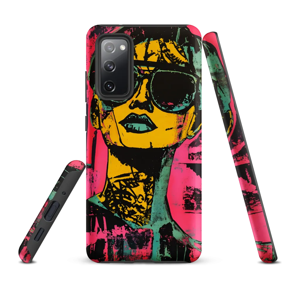 Confident Portrait in Neon Colors