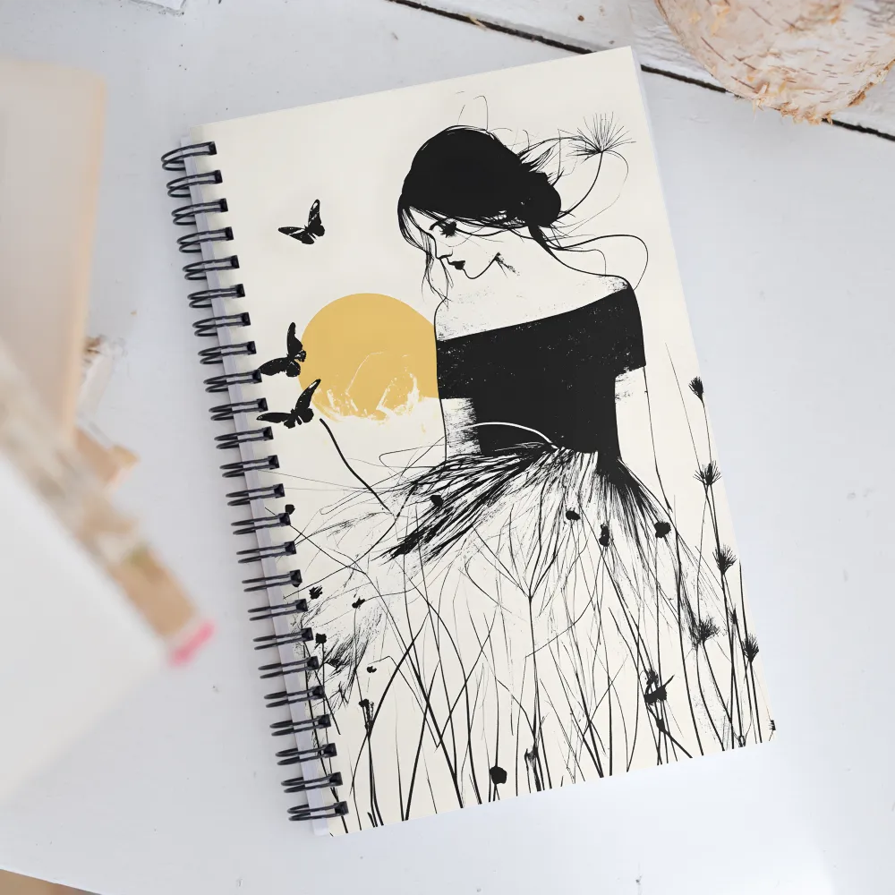 Whispers of Serenity | Spiral Notebook