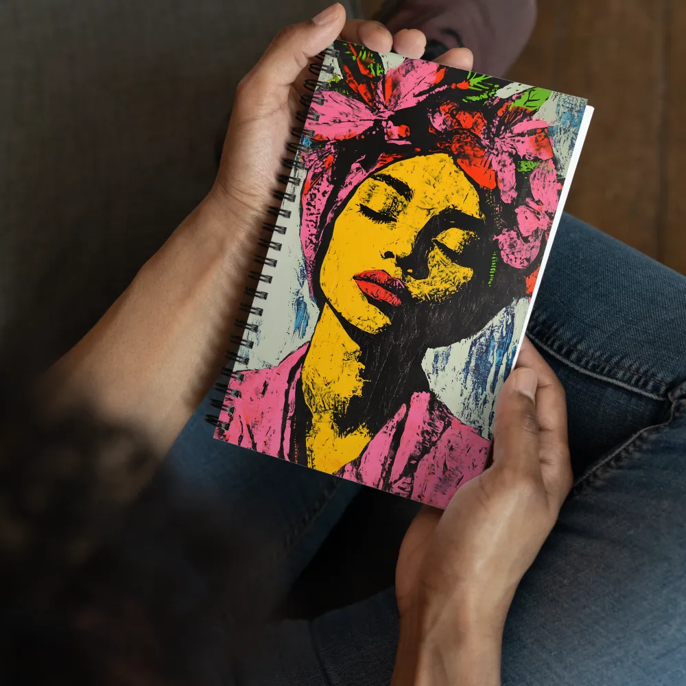 Serene Vibes of Pop Art | Spiral Notebook