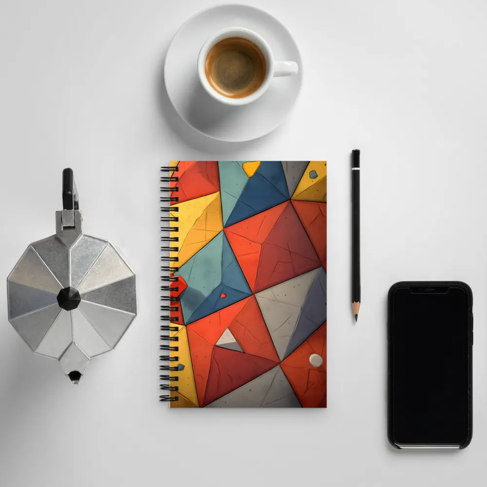 Geometric Harmony | Spiral Notebook