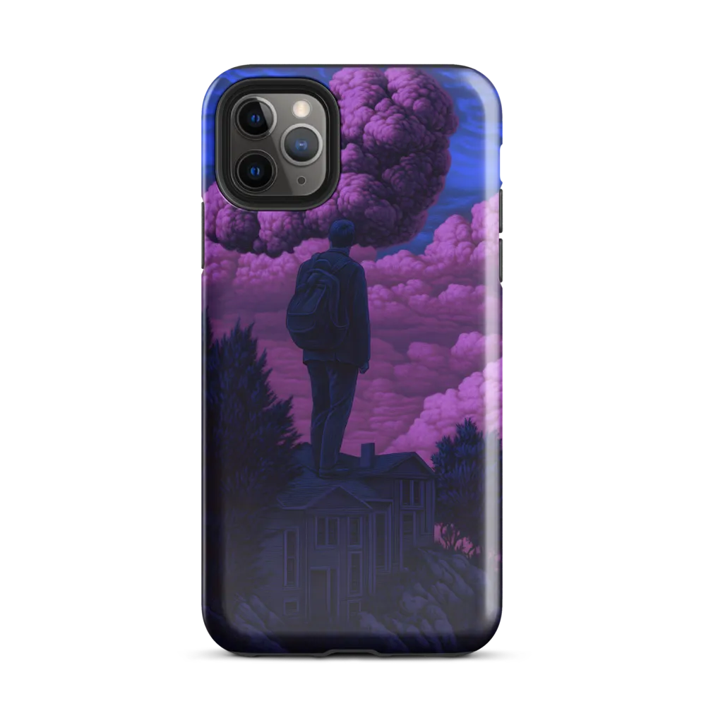 Contemplation Amidst Surreal Clouds | Phone Case |  11 Pro Max | Tough Case | Glossy