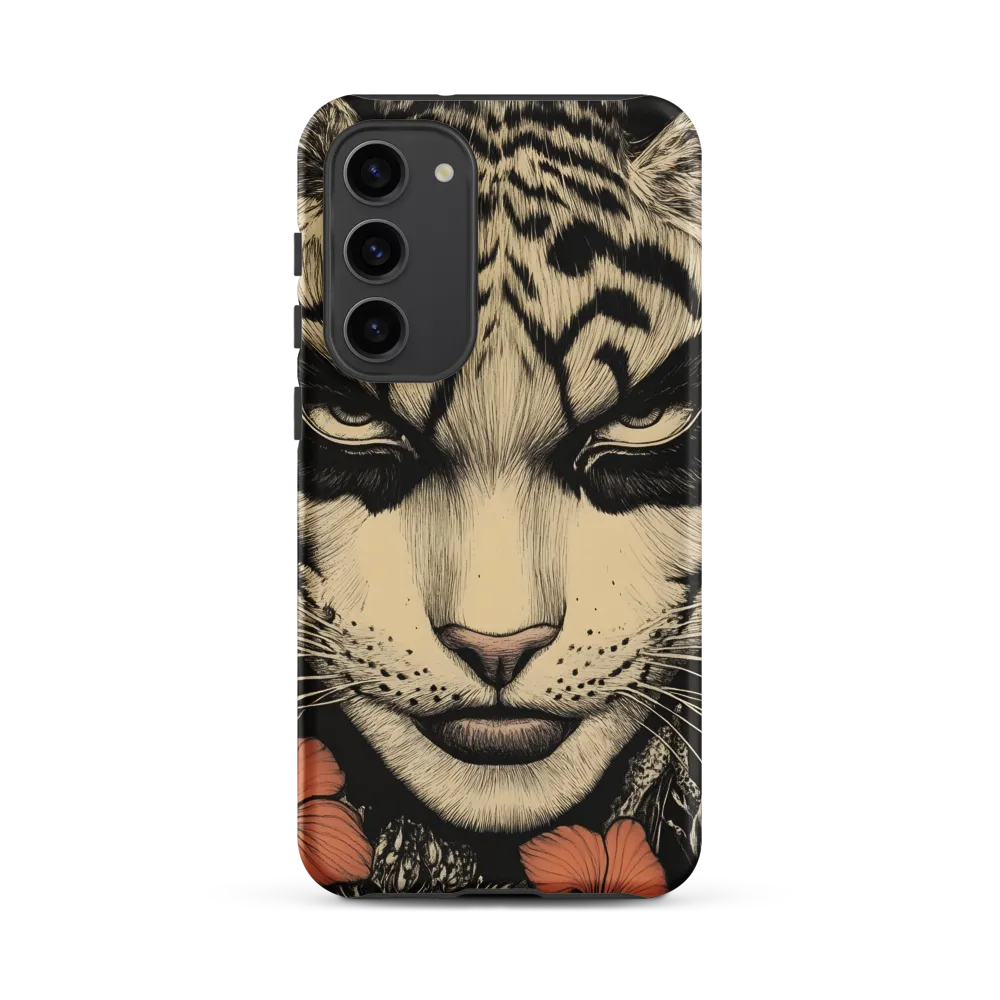 Feline Majesty: The Human-Leopard Connection | Phone Case |  S23 Plus | Tough Case | Matte