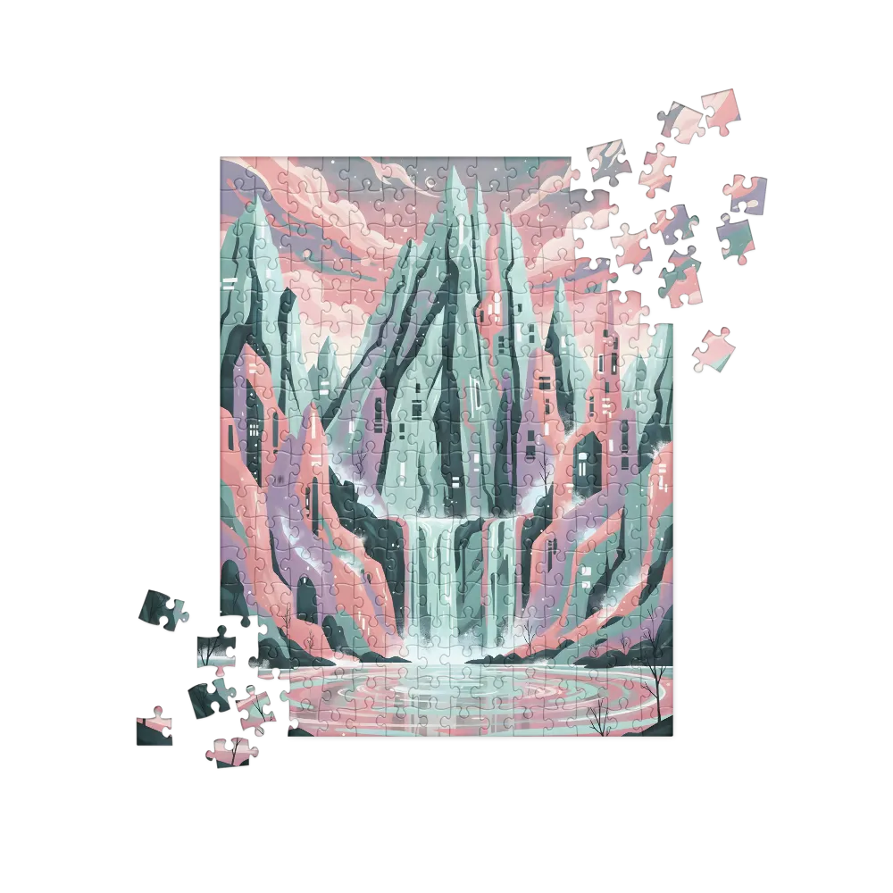 Pastel Falls 
 Jigsaw Puzzle