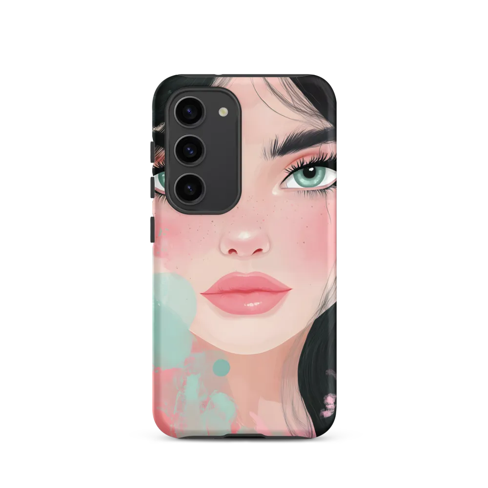 Dreamy Serenity: Portrait of a Young Woman