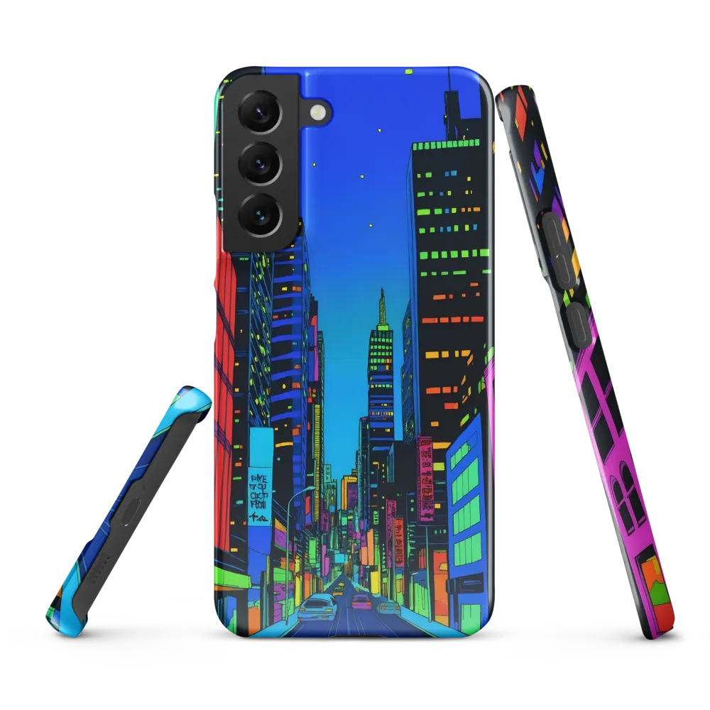 Neon Dreamscape: A Futuristic City at Dusk