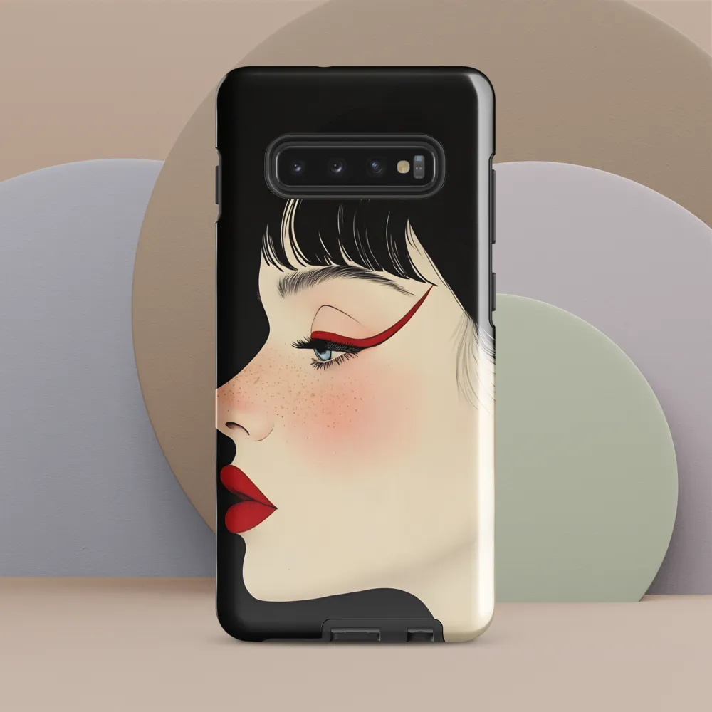 Elegance in Profile | Phone Case |  S10 Plus | Tough Case | Glossy