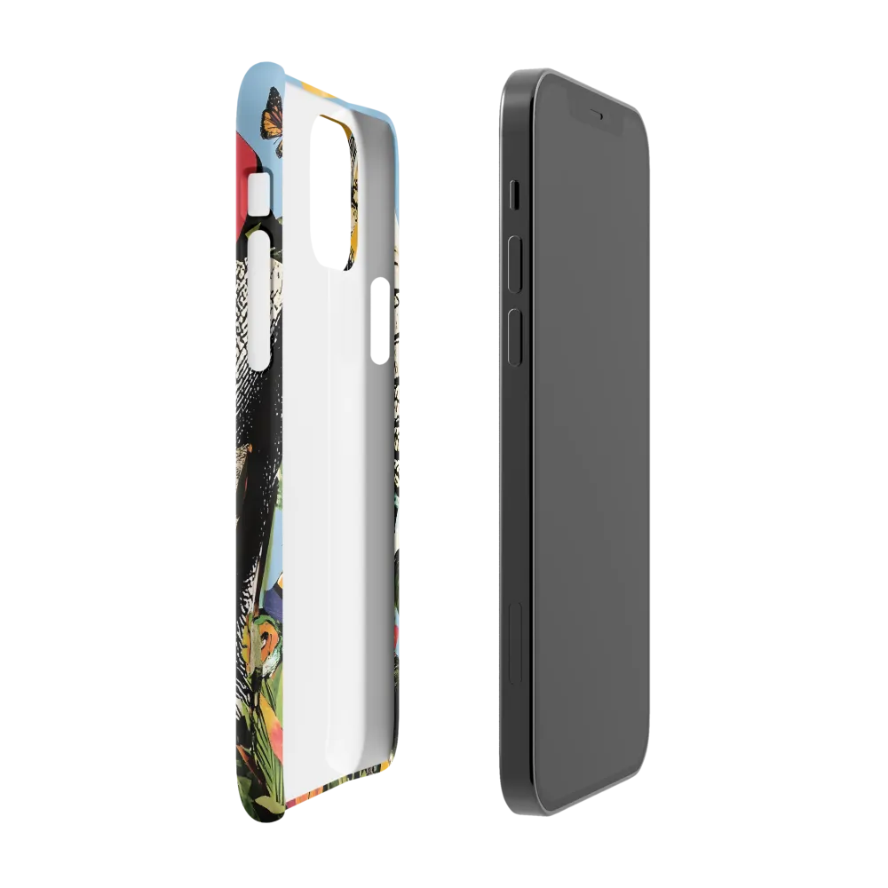 Harmony of Nature: The Elephant's Embrace | Phone Case |  12 Pro | Snap Case | Glossy