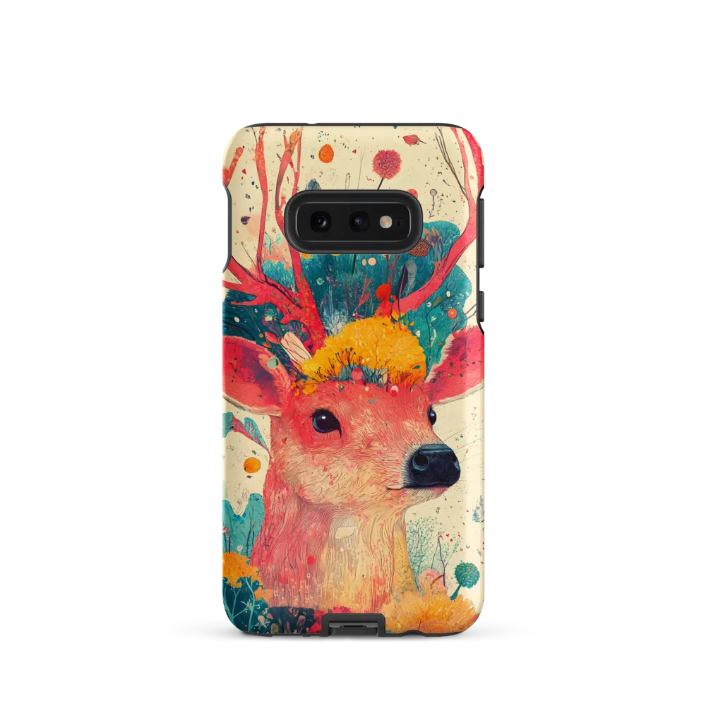 Whimsical Harmony: A Deer in Bloom