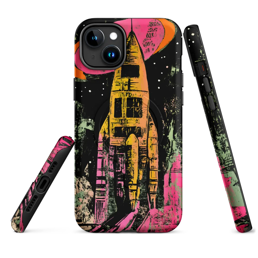 Cosmic Voyage: A Surreal Rocket Adventure