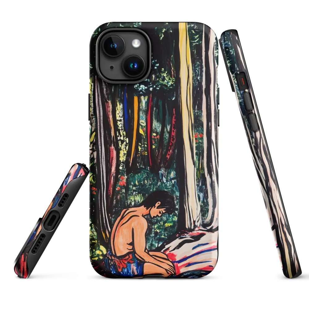 Contemplation in Nature | Phone Case |  15 Plus | Tough Case | Matte