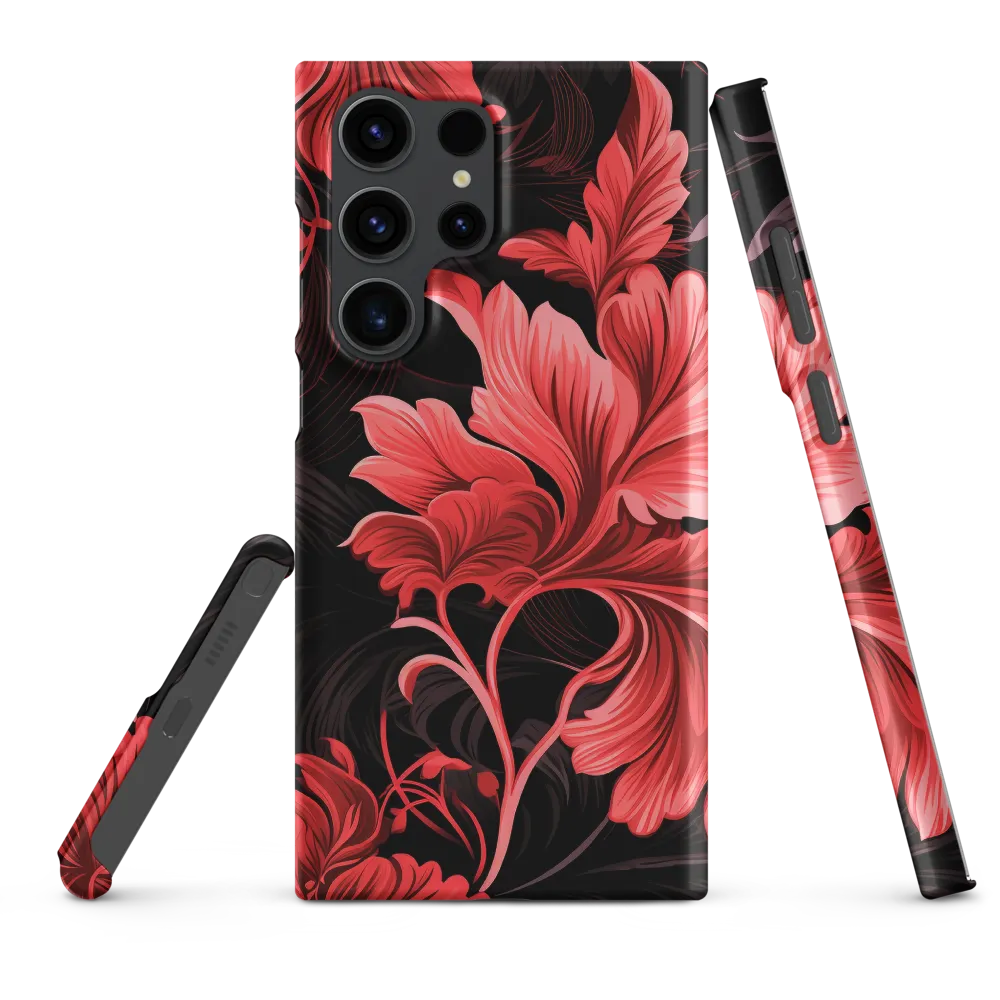Tropical Elegance in Red