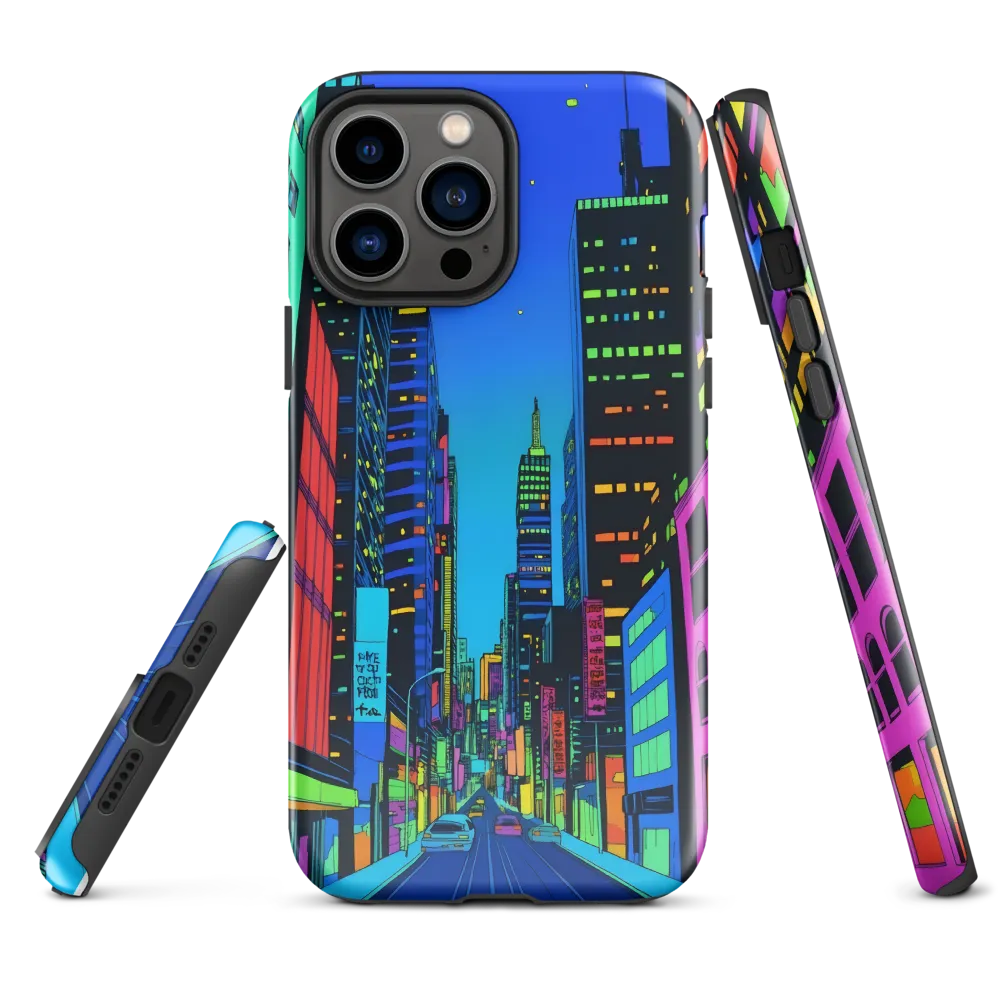 Neon Dreamscape: A Futuristic City at Dusk