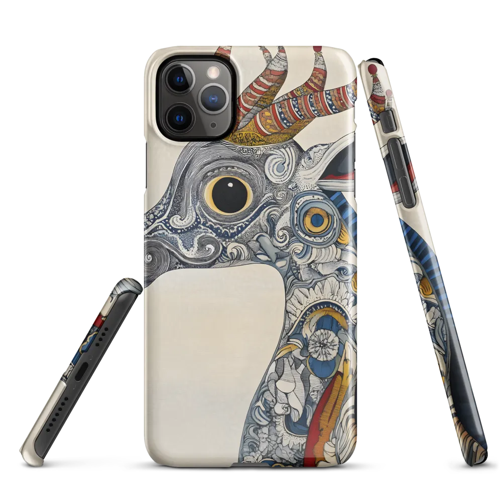 Whimsical Elegance: The Surreal Giraffe | Phone Case |  11 Pro Max | Snap Case | Glossy