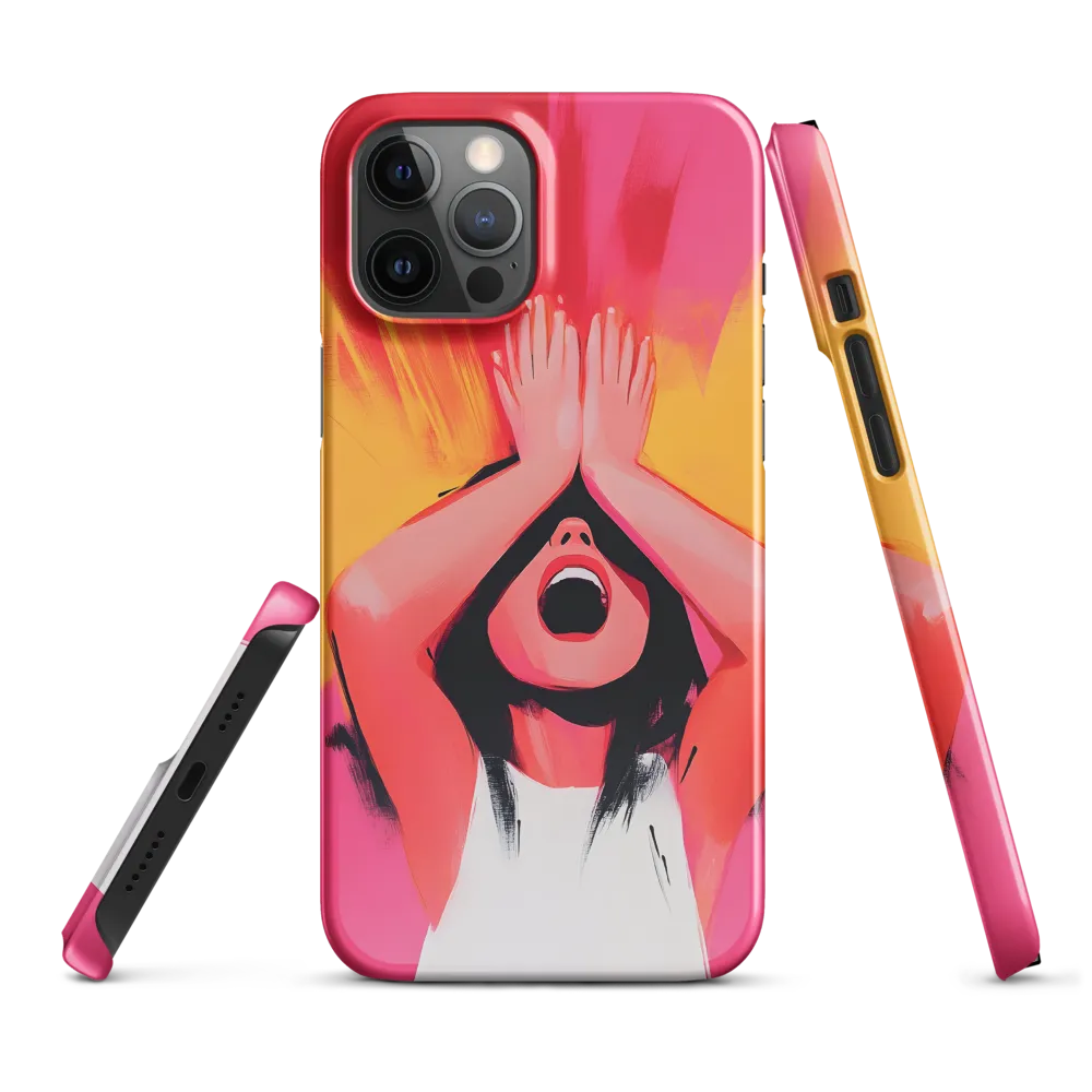 Silent Scream | Phone Case |  12 Pro Max | Snap Case | Glossy