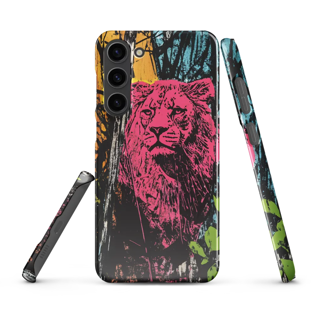 Fierce Vibrance: The Pink Lion