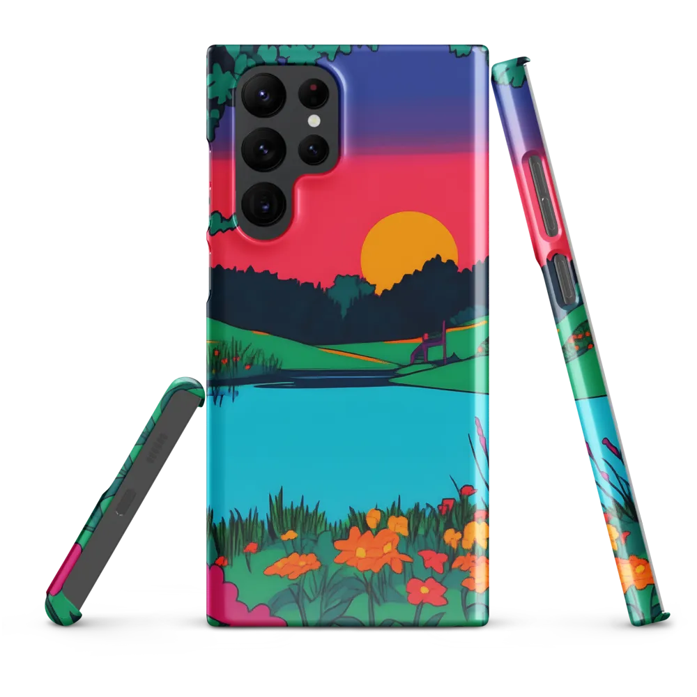 Serenity at Sunset | Phone Case |  S22 Ultra | Snap Case | Glossy
